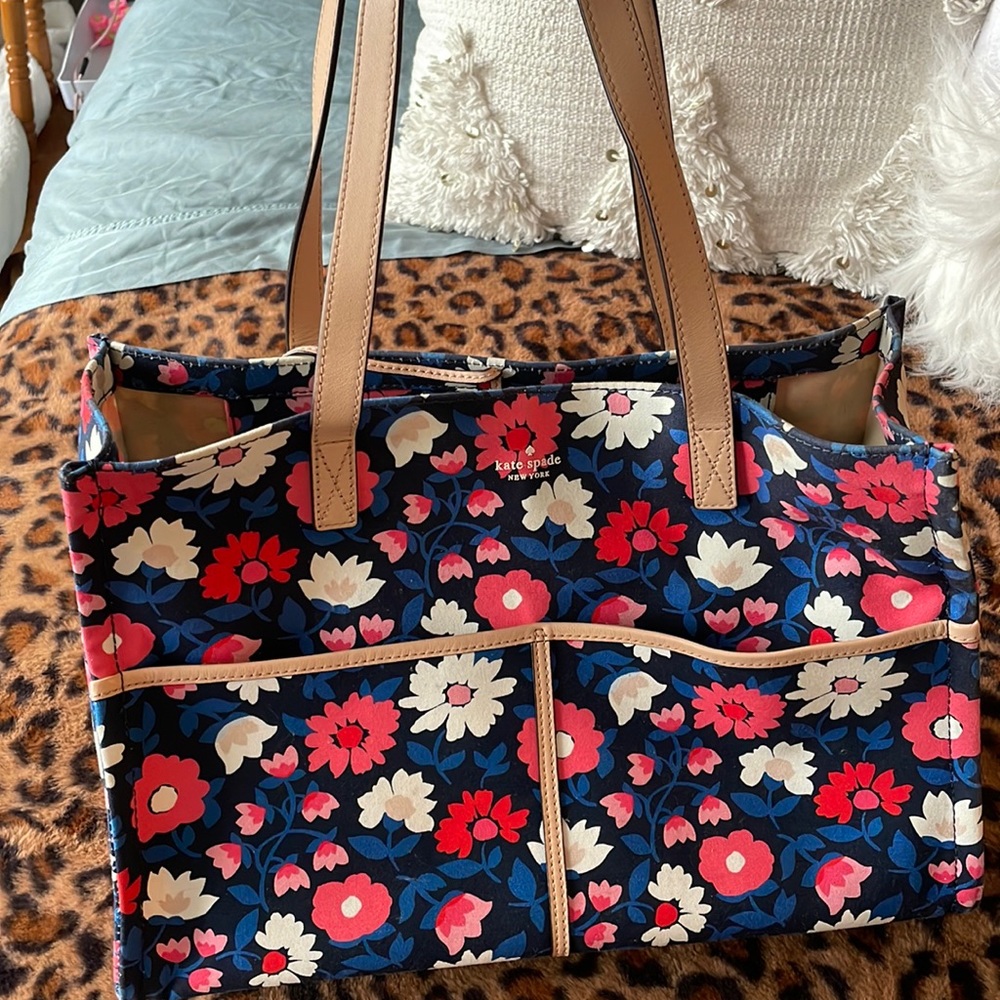 Floral Kate Spade tote bag